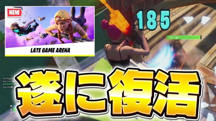 進化して戻ってきた”レイトゲーム”が流石に神モードすぎるwww【フォートナイト/Fortnite】