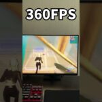 360fps VS 30fps【フォートナイト/Fortnite】＃shorts