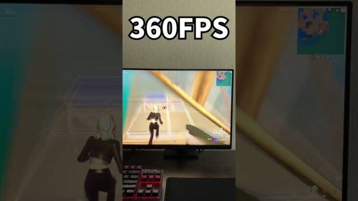 360fps VS 30fps【フォートナイト/Fortnite】＃shorts