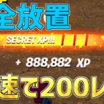 【修正前に急げ!】完全放置でLv200！？海外で流行っている神マップがエグすぎるwww【フォートナイト/Fortnite】