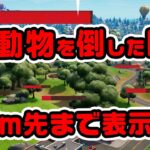 【そういえば…】動物を倒した時の表示ってどれくらいの範囲表示されるのか？その他NPCバトル検証など チャプター3シーズン4新要素イロイロ検証動画 第740弾【フォートナイト / Fortnite】