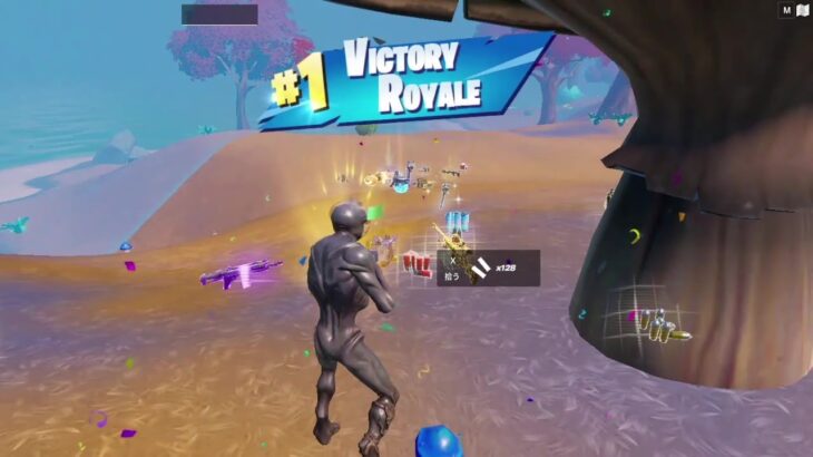 フォートナイト ゼロビルド ソロ Win 8キル(Bot 1？2？) Fortnite ZeroBuild Solo Win 8Kills(Bot 1？2？)  人鳥ガム Gum Jinchow