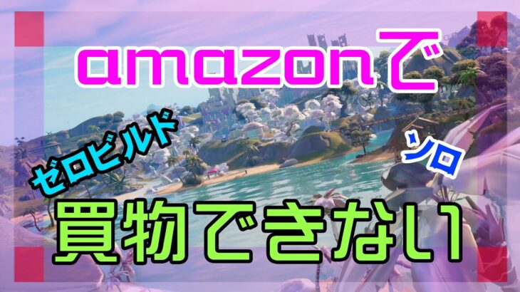 【フォートナイト】amazonでPayPay銀行使えなくなったゼロビルド実況/ソロ/チャプター4/ライブ配信【Fortnite】