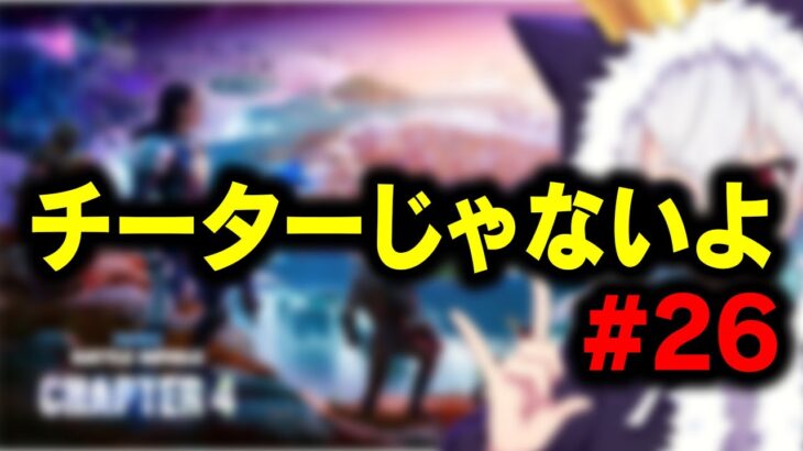 チート疑われた人のキル集#26【フォートナイト/Fortnite】