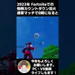 恒例カウントダウン花火 Fortnite フォートナイト 2023