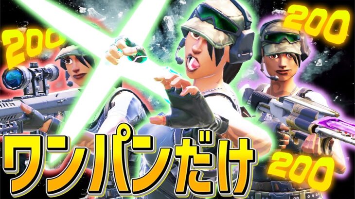 理論上最強の「シーズン1ワンパン武器縛り」で全員ワンパンしたいネフライト【フォートナイト/Fortnite】