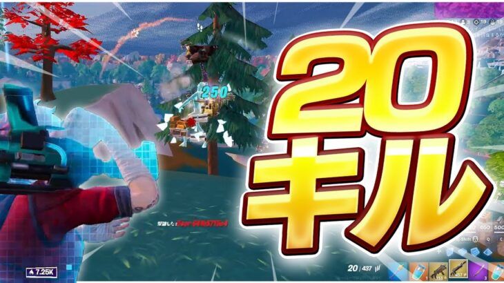 20キル無双するまうふぃん！【フォートナイト/Fortnite】