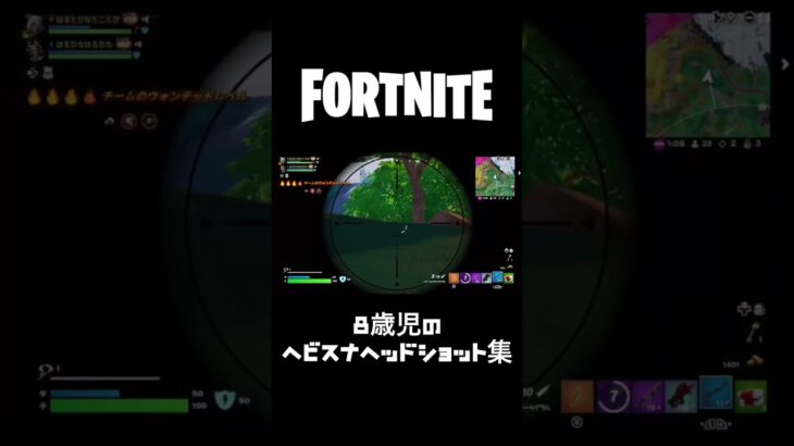 ヘビスナでヘッドショットを決めまくる8歳児【Fortnite/フォートナイト】#フォートナイト #ビクロイ #デュオ #ネフライト #ゼロビルド #fortnite #ヘビスナ #ヘッドショット