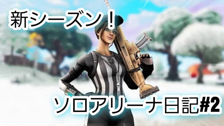 【新シーズン】【ソロアリーナ日記】アリーナビクロイ！【フォートナイト/FORTNITE】