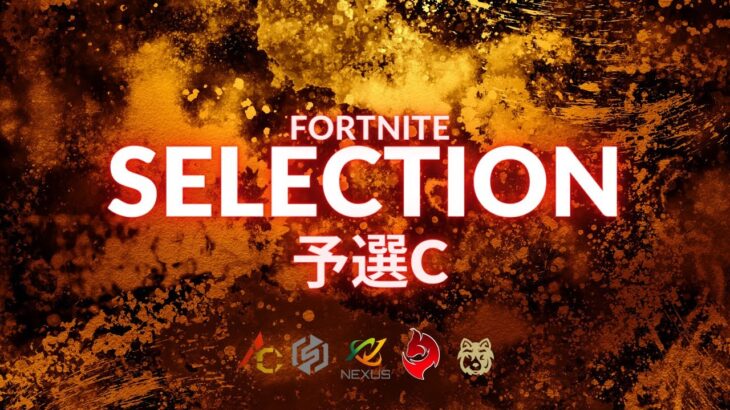 【フォートナイト】SELECTION 予選Cグループ ソロアリーナ 21:30～【合同セレクション】