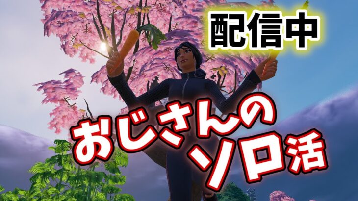 おじさんの深夜ソロ活少しだけ配信！【フォートナイト/Fortnite】#フォートナイト 　　#ライブ　＃下手くそ　＃40代　＃おじさん　＃ソロ