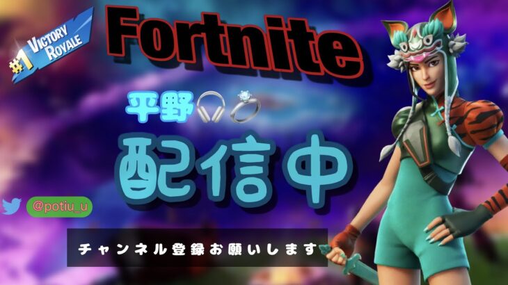 ソロキャッシュ前の練習【Fortnite/フォートナイトLIVE🔴】