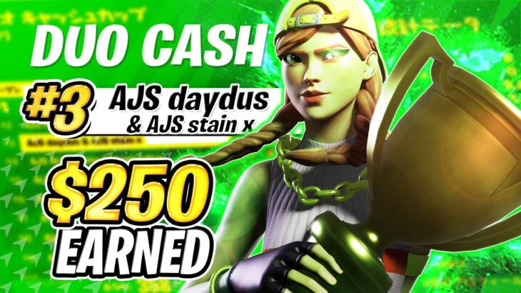 デュオキャッシュカップ決勝3位！3RD PLACE in DUO CASH CUP FINALS ($500)🏆 | 【フォートナイト/FORTNITE】Stain | daydus