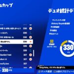 最強デュオでデュオキャッシュ65位！！　(フォートナイト　fortnite)