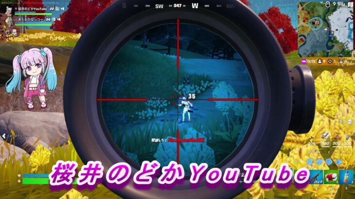 【フォートナイト/Fortnite】フレンドさん＆桜井のどか新兵（デュオ）20230614no