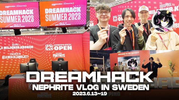 【vlog】Mr.Savageが隣に!? DREAMHACKスウェーデン世界大会に行ってきました 【フォートナイト/Fortnite】