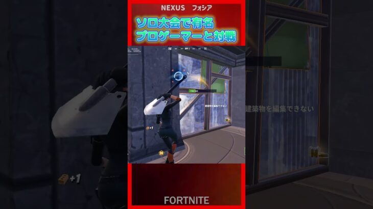 ソロ大会でALBAの有名プロと遭遇⁉【フォートナイト/FORTNITE】#shorts