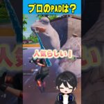 プロゲーマーが使うPAD調べてみたら…🫢【フォートナイト豆知識 解説 小技】【Vtuber】#shorts