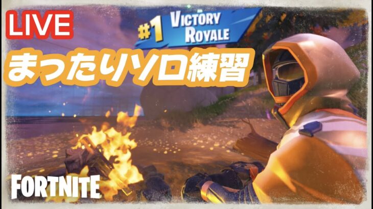 フォトナ弱者のまったりソロ練習配信[Fortnite/フォートナイト]