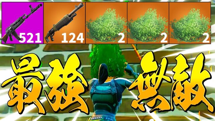 無敵の最強構成が誕生!?ブッシュを爆買いするネフｗｗｗ【フォートナイト/Fortnite】