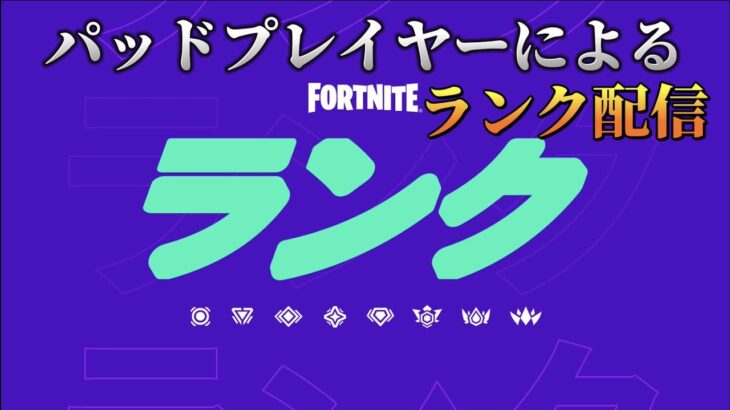 【フォートナイト】　ランク配信　ソロ　プラチナ１　#fortnite  #ランクマ配信