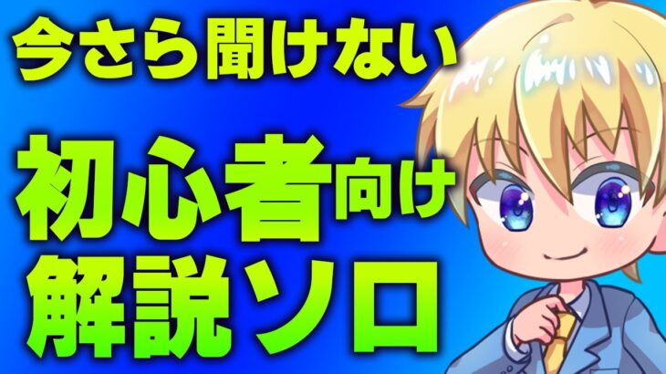 チャプター１で初心者解説しながらソロ【フォートナイト】