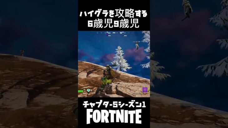 ハイグラを攻略する6歳児9歳児【Fortnite/フォートナイト】#フォートナイト #ビクロイ #ゼロビルド#fortnite #ネフライト #チャプター5シーズン1#りあん#スナイパー