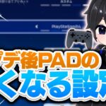 【遅延も激減】アプデ後の新しい設定やPADの神設定を紹介！【フォートナイト豆知識 解説 小技】