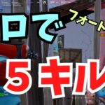 ソロで１５キルしてみた！【ゆっくり実況】【フォートナイト】