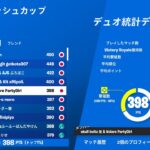 デュオキャッシュ予選5位でした！【フォートナイト】