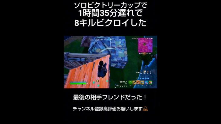 ソロビクトリーカップで8キルビクロイした！【フォートナイト/Fortnite】 #フォートナイト #fortnite #ビクロイ