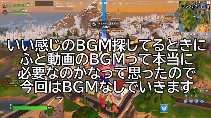 デュオスクワッド/動画のBGMって本当に必要なんですかね #fortnite #フォートナイト