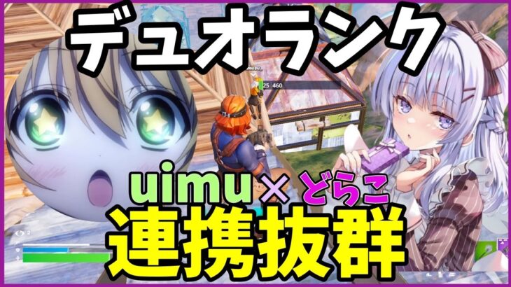 【デュオランク】ういどらの時代が来た！ランクで圧倒的勝利を見せつける！！【FORTNITE/フォートナイト】