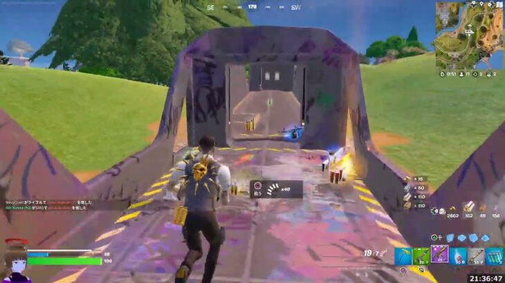 ハービンジャーサブマシンガンでプレイヤーにダメージを与える【フォートナイト Fortnite  C5S2W5】