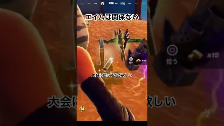 エイムは関係ない！ #フォートナイト #fortnite #フォトナ #ゼロビ #競技#競技勢#大会#ソロ大会 #エイム#ニトロ#shorts