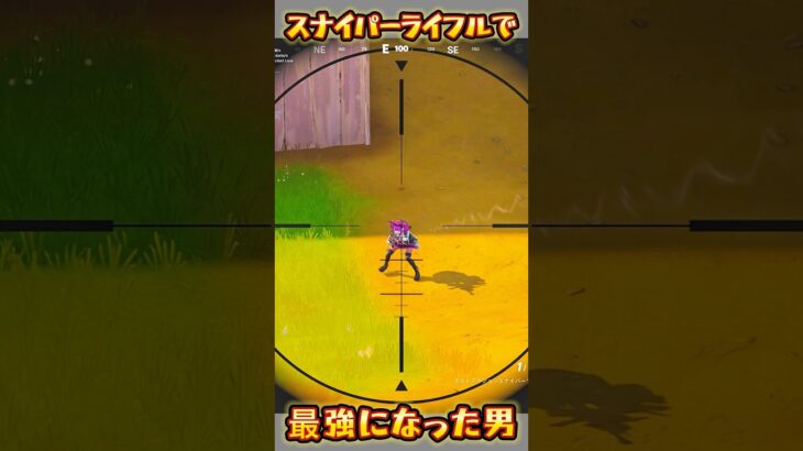【FORTNITE】スナイパーライフル で…