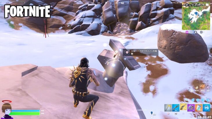 キャノンを調査する ストーリークエスト【フォートナイト Fortnite】