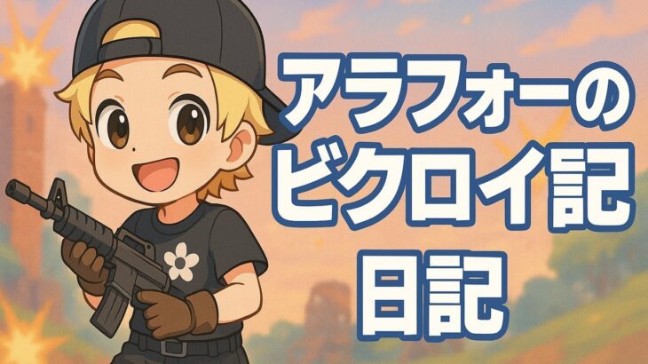 アラフォーのビクロイ日記 part88　たまにはソロです(‘Д’) #fortnite #フォートナイト　#リロードゼロビルドソロ