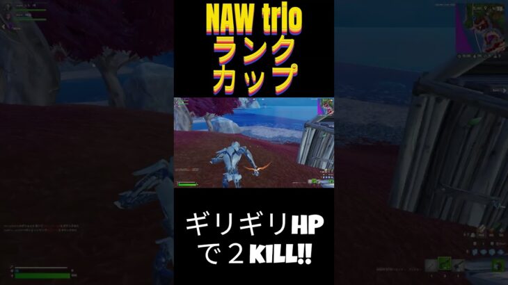 ちなみにデュオのまま合計７キル２位だった！！　#shorts #フォートナイト #フォトナ #fortnite #チャンネル登録お願いします