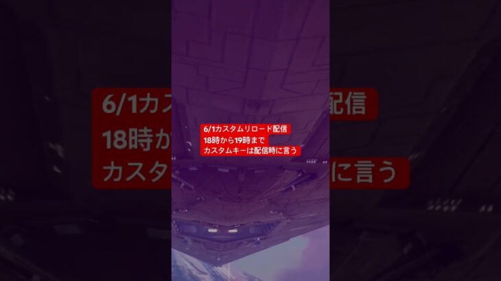 カスタムリロード配信　デュオ　参加型、18時から19時　2025年6月1日　#fortnite #フォートナイト