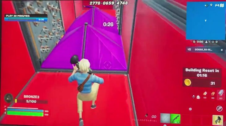 Fortnite ぜるふぃー乱戦場　フォートナイト　秘密攻略　秘密武器　秘密コード