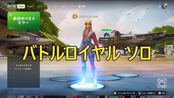 バトルロイヤルソロ【フォートナイト/Fortnite】