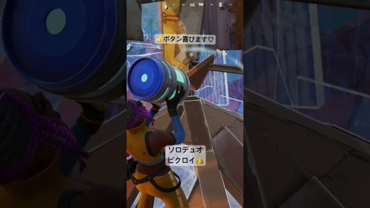 初ソロデュオビクロイ!!やったぜっ!!#Fortnite#フォートナイト#ソロデュオ#ビクロイ#クラビク#やったぜ