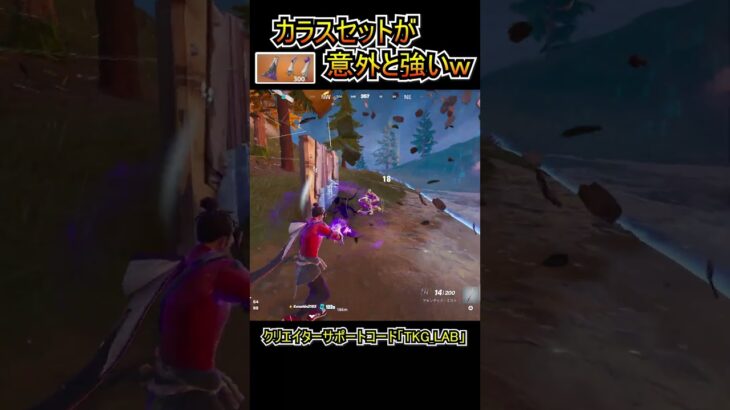 カラスセットが意外と強いｗｗ【フォートナイト/Fortnite】#shorts