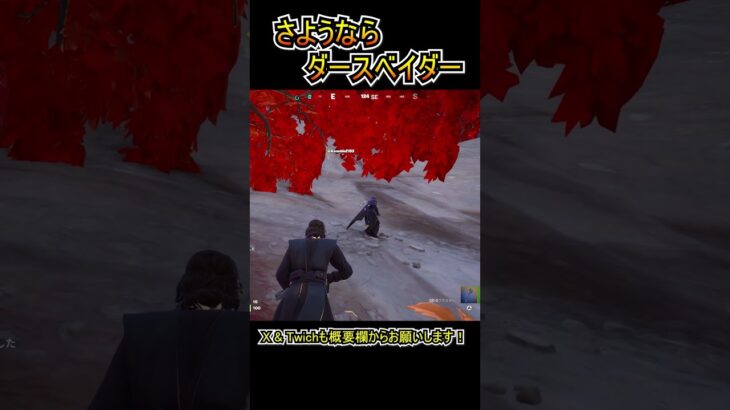 【バグ】さよなら、ダースベイダー【フォートナイト/Fortnite】#shorts