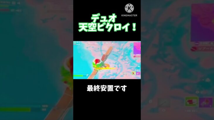 デュオ天空ビクロイ！#フォートナイト#fortnite #天空城#skybase