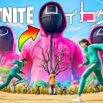 世界中で大流行した『イカゲーム』に運営のフリして参加してみた🦑【フォートナイト】