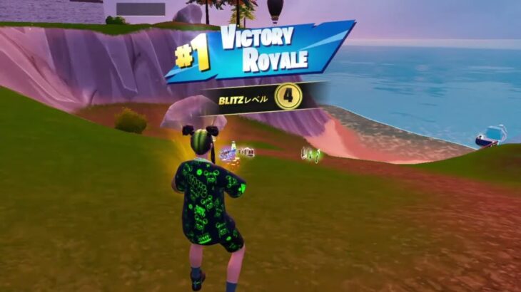 Fortnite Blitz(Solo) 13Kills Win Billie Eilish Skin 30FPS フォートナイト ソロ