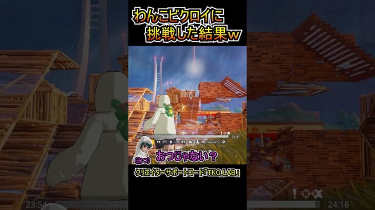 わんこビクロイに挑戦した結果ｗｗｗ！！！【フォートナイト/Fortnite】#shorts