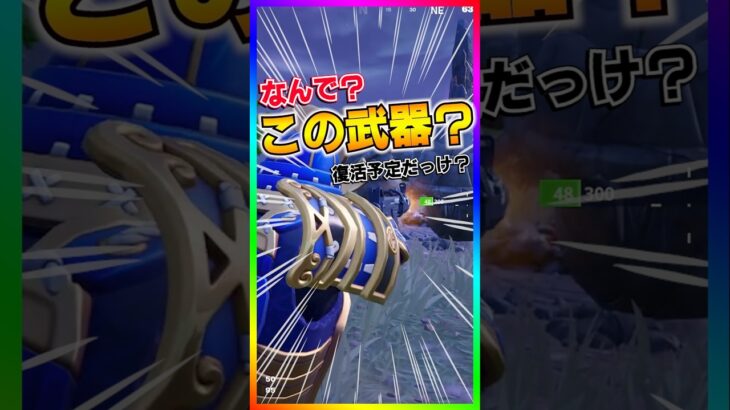 なんでこれ？復活武器が予想外過ぎた？ハデスの鎖が触りたかった…【フォートナイト/fortnite】